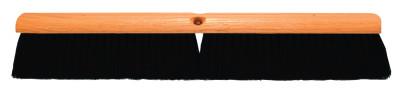 Magnolia Brush No. 10 Line Floor Brushes, 16 in Hardwood Block, 3 in Trim L, Black Tampico, 1016
