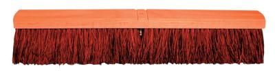 Magnolia Brush No. 14A Line Garage Brushes, 18 in Hardwood Block, 4 in Trim L, Brown Palmyra, 1418-A