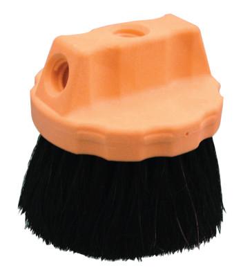Magnolia Brush Round Window Brushes, Foam Plastic Block, 2 1/2 in Trim L, Horsehair; Plastic, 1426-X