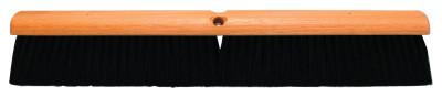 Magnolia Brush No. 20 Line Floor Brush, 36 in Hardwood Block, 3 in Trim L, Black Polypropylene, 2036