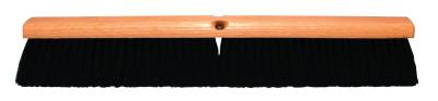Magnolia Brush No. 26 Line Floor Brushes, 36 in, Black Horsehair/Plastic/SR Grade Plastic, 2636