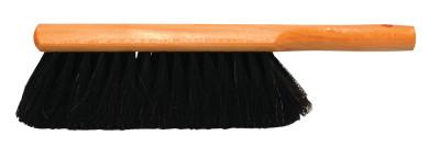 Magnolia Brush Counter Dusters, 13 1/2 in Hardwood Block, 2 1/2 in Trim L, Black Horsehair, 54