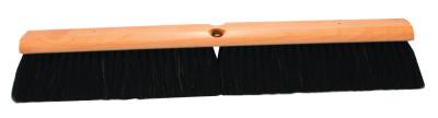 Magnolia Brush No. 7 Line Floor Brushes, 36 in Hardwood Block, 3 in Trim L, Black Horsehair, 736