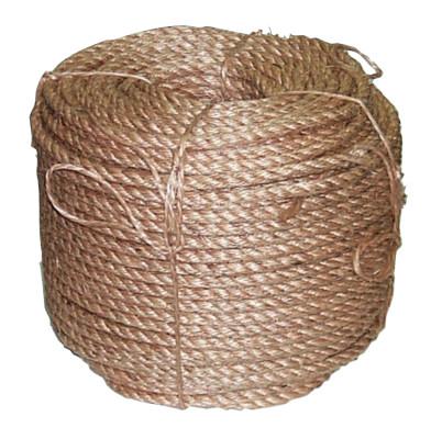 ORS Nasco Manila Rope, 3 Strands, 1-1/8 in x 100 ft, 1-1/8X100-3S