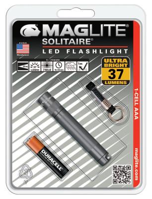 MAG-Lite?? Solitaire?? LED AAA Flashlight, AAA, 37, Gray, SJ3A096