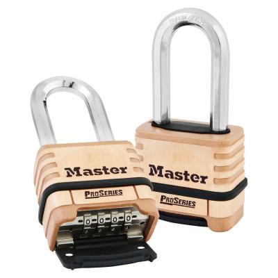 Master Lock® ProSeries Resettable Combination Locks, 3/8"Dia, 15/16"L X 15/16"W, Carded, 1175DLH