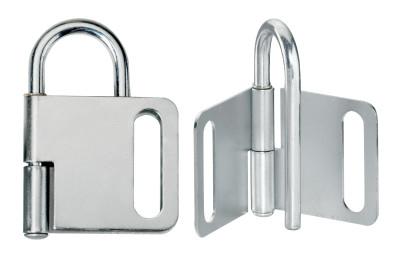 Master Lock Safety Series Lockout Hasps, 2 3/8 in W x 3 1/4 in L, 1 in Jaw dia., 418