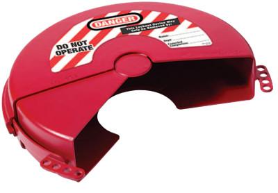 Master Lock Safety Series Rotating Gate Valve Lockouts, 6-10 in Handle dia., 483