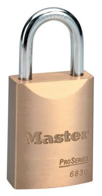 Master Lock® Weather Tough Solid Brass Padlocks, 3/8 in Diam., 1 1/2 in L X 29/32 in W, 6850
