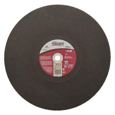 Carborundum Premier Red Zirconia Fast Cut, 20 in Dia, 5/32 in Thick, 30 Grit Zirconia, 05539507061