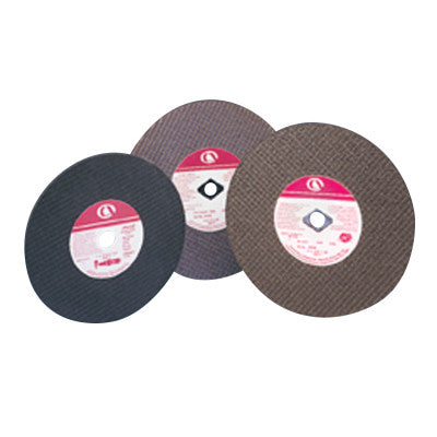 Carborundum Cut-Off Wheels, 8 in Dia., 1/16 in Thick, 5/8 in Arbor, 36 Grit, Aluminum Oxide, 05539509238