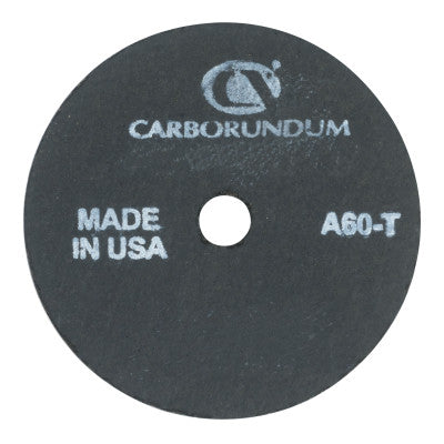 Carborundum Cut-Off Wheel, 3 in Dia, 1/8 in Thick, 3/8 in Arbor, 36 Grit Aluminum Oxide, 05539509260