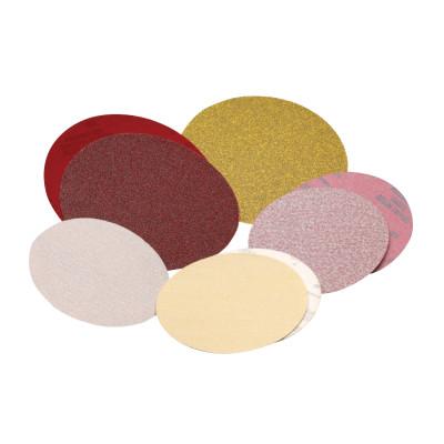 Carborundum Premier Red Zirconia Resin Paper Discs, Aluminum Oxide, 6 in, 40 Grit, Stick On, 05539521301