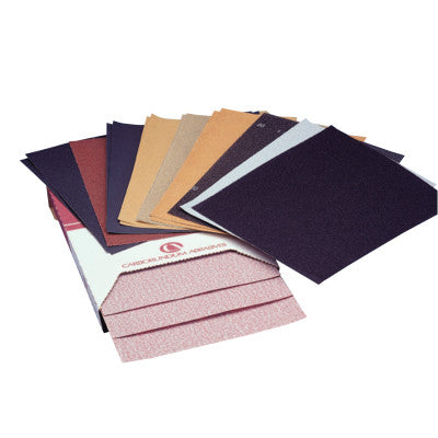 Carborundum Premier Aluminum Oxide Dri-Lube Paper Sheets, P180, 05539520534