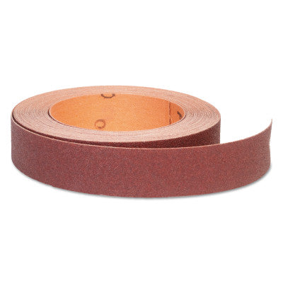 Carborundum Aluminum Oxide Resin Cloth Rolls, 1 in x 10 yd, P180 Grit, 05539529313