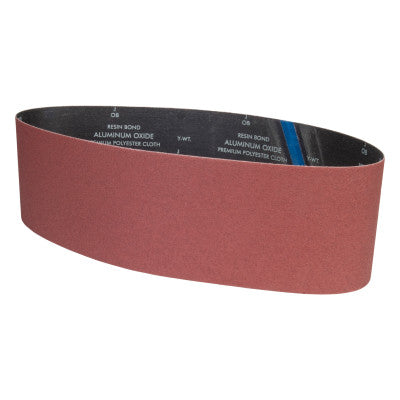 Carborundum Aluminum Oxide Narrow Belts, 6 in x 48 in, 80 Grit, 05539554847