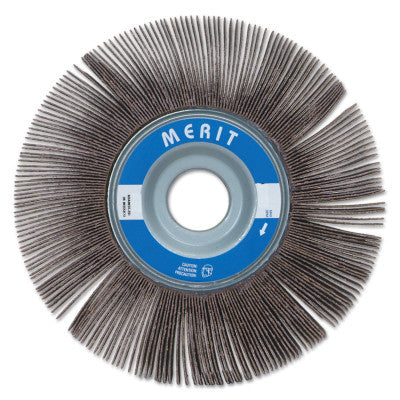 Merit Abrasives High Performance Flap Wheels, 4 in x 1 in, 40 Grit, 12,000 rpm, 08834122032