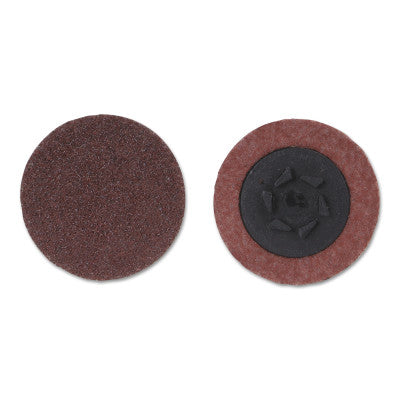 Merit Abrasives Aluminum Oxide Plus QC-T1, 3 in Dia., 50 Grit, 08834164432