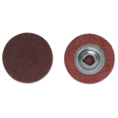 Merit Abrasives ALO Plus PowerLock Cloth Discs-Type II, Aluminum Oxide, 3 in Dia., 36 Grit, 08834166911