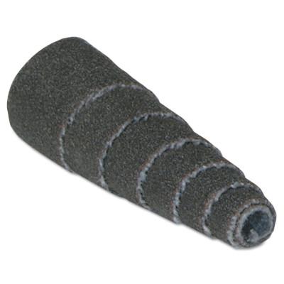 Merit Abrasives Aluminum Oxide Spiral Rolls Full Tapers, 1 x 2 x 3/16, 80 Grit, 08834181879