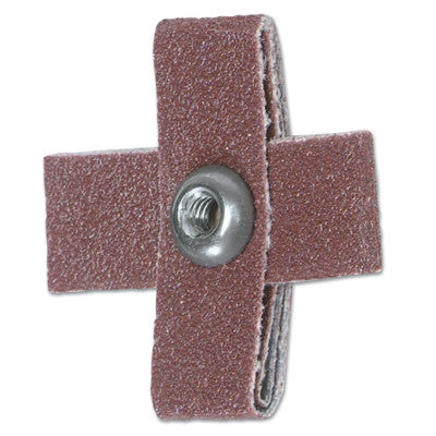 Merit Abrasives Cross Pads, Aluminum Oxide, 4 x 4 x 1 1/2, 80 Grit, 08834184129
