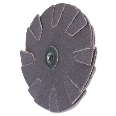 Merit Abrasives Overlap Slotted Alo Resin Bonded Discs-2 Ply, 1 3/4 in Dia., 60 Grit, 08834184655