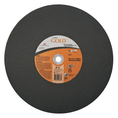 Carborundum Carbo Aluminum Oxide High-Speed Saw Reinforced Cut-off Wheels, 12in Dia, 24 Grit, 66252837844