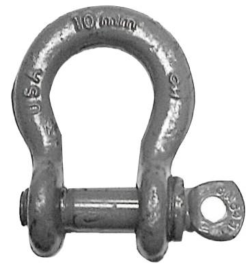 CM Columbus McKinnon Screw Pin Clevis Shackles, 5/8 in Bail Size, MC651P