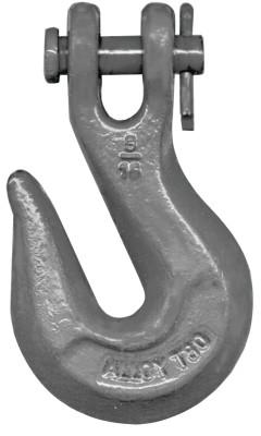 CM Columbus McKinnon Grade 80 Clevis Grab Hooks, 7/16 in, 6,900 lb, Orange, M807A