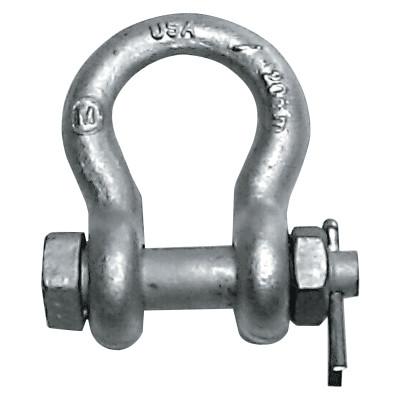 CM Columbus McKinnon Bolt & Nut Anchor Shackles, 3/4 in Bail Size, 6.5 Tons, M852G