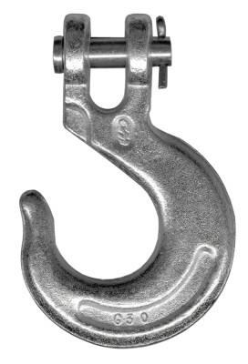 CM Columbus McKinnon 1/2" CLEVIS SLIP HOOK CLEAR FINIS, M908L