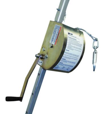 Honeywell ManHandler™ Hoist, 100 ft, Mounting Bracket, Pulley, Carabiner, 8442SS-Z7/100FT