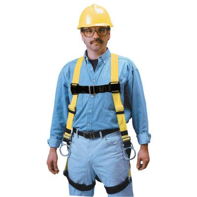 Honeywell Non-Stretch Harness, Front and Side D-Rings, Mating Shoulder Straps, Tongue Buckle Leg Straps, XXL, 850-4/XXLYK
