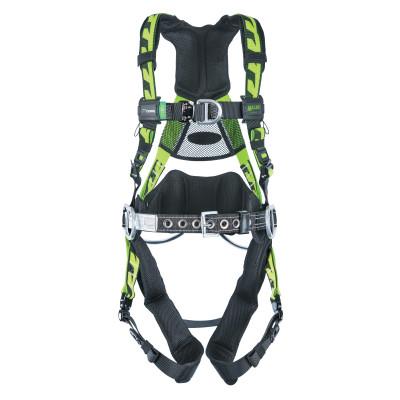 Honeywell AirCore Wind Energy Harness, Frnt and Side Alum D-Rings, Sm/Med Green, AAFW-QCBDPSMG