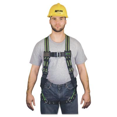 Honeywell DuraFlex Stretchable Harnesses,Back DRing,Tongue Leg;Friction Shldr;Mating Chest, E650-4/UGN