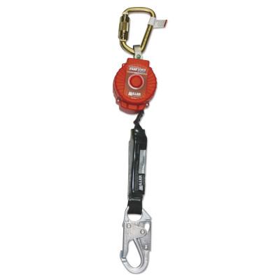 Honeywell TurboLite™ Personal Fall Limiter, 9 Ft, Steel Carbabiner, Steel Snap Hook, MFL-1-Z7/9FT