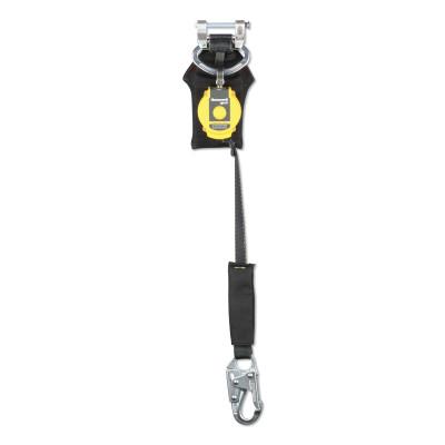 Honeywell TurboLite™ Flash Std Series Personal Fall Limiter, 6 ft, Twin, Alum Locking Snap Hooks, Quick-Connect, 420 lb, MFLAF2-11/6FT
