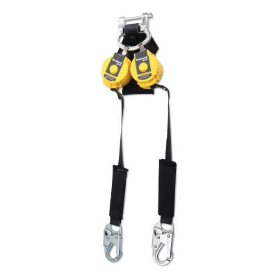 Honeywell TurboLite™ Flash Std Series Personal Fall Limiter, 6 ft, Single, Steel Locking Snap Hook, 420 lb, MFLAF-3/6FT