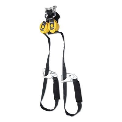 Honeywell TurboLite™ Flash Tie-Back Series Personal Fall Limiter, 9 ft, Twin, Steel Snap Hooks, Harness, 420 lb, MFLAFT2-1/9FT