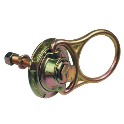 Honeywell Swivel Anchor with D-Ring, 5K lb Zinc Plated, Concrete Mounting Hardware, RACSWY050C