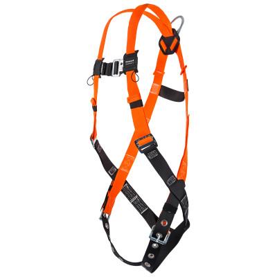 Honeywell Titan Full-Body Harness, Back D-Ring, L/XL, Mating Chest/Shoulders, T4500/UAK