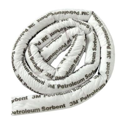 3M™ Petroleum Sorbent Mini-Booms, Absorbs 3 gal,  12 ft x 3 in, T-12