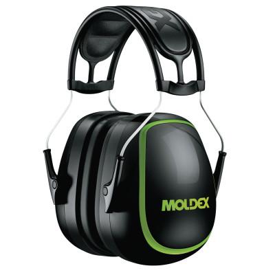 Moldex MX Series Earmuffs, 30 dB, Black/Green, Headband, 6130