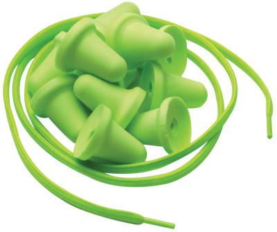 Moldex Jazz Band Replacement Pods & Neck Cords, 1 Neck Cord with 5 Pairs of Pods, Green, 6504