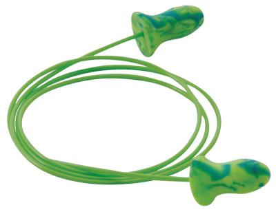 Moldex Meteors Earplugs, Foam, Green, Corded, Small, 6632