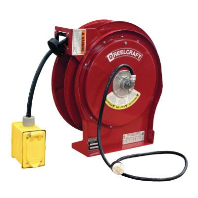 Reelcraft Pressure Wash Spring Retractable Hose Reel, Series 7000, 50 ft, 4800 psi, PW7650OHP