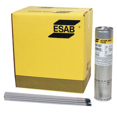 Esab Welding Atom Arc 7018 Electrode, 1/8 in Diameter, 14 in Long, 10 lb Can, 255015323