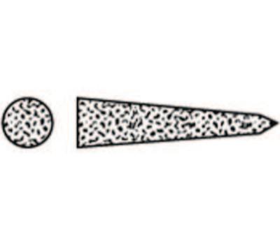 Saint-Gobain Pointed Abrasive File Sharpening Stones, Fine, 61463686740