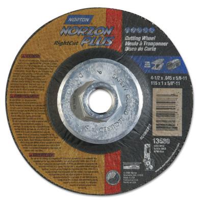 Saint-Gobain Grinding Wheels, Aluminum Oxide, 4 in Dia, 3/8 in Arbor, 24 Grit, 66252842018