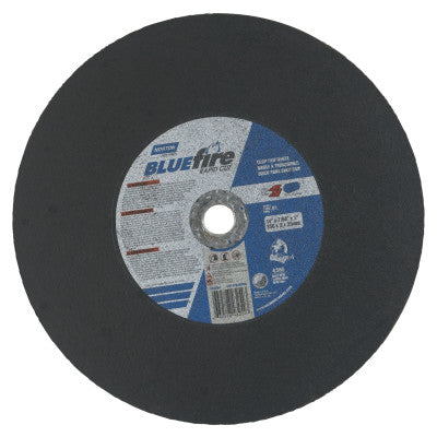 Saint-Gobain NorZon Plus Cutting Wheels, Zirconia Alumina, 4 1/2 in Dia, 7/8 in Arbor, 24 Grit, 66252843322